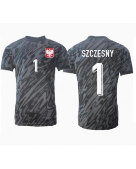 Polonia Wojciech Szczesny #1 Portiere Maglia Gara Trasferta Repliche Europei 2024